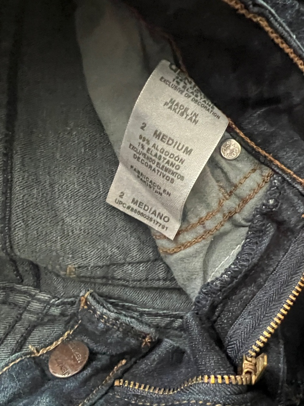 Denizen from Levi's Dark Blue Bootcut Jeans - Picture 3 of 5